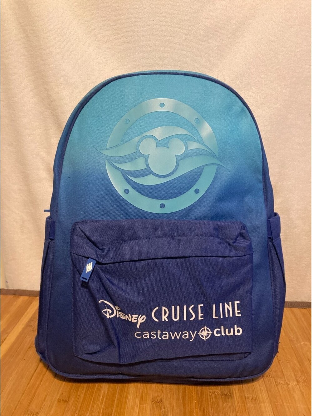 Disney Cruise Line Castaway Club Member Backpack M Blue NWT contemporary